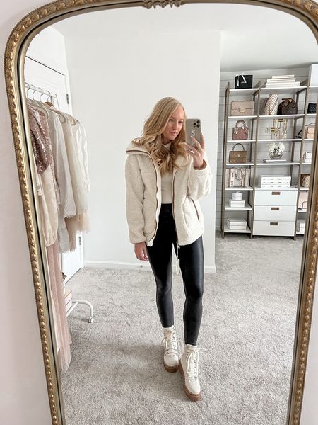 New neutral Sherpa jacket from Target. It’s only $50 and makes the best layer for the cooler seasons! 

#LTKstyletip #LTKunder100 #LTKSeasonal