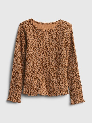 Toddler Waffle-Knit Print T-Shirt | Gap (US)
