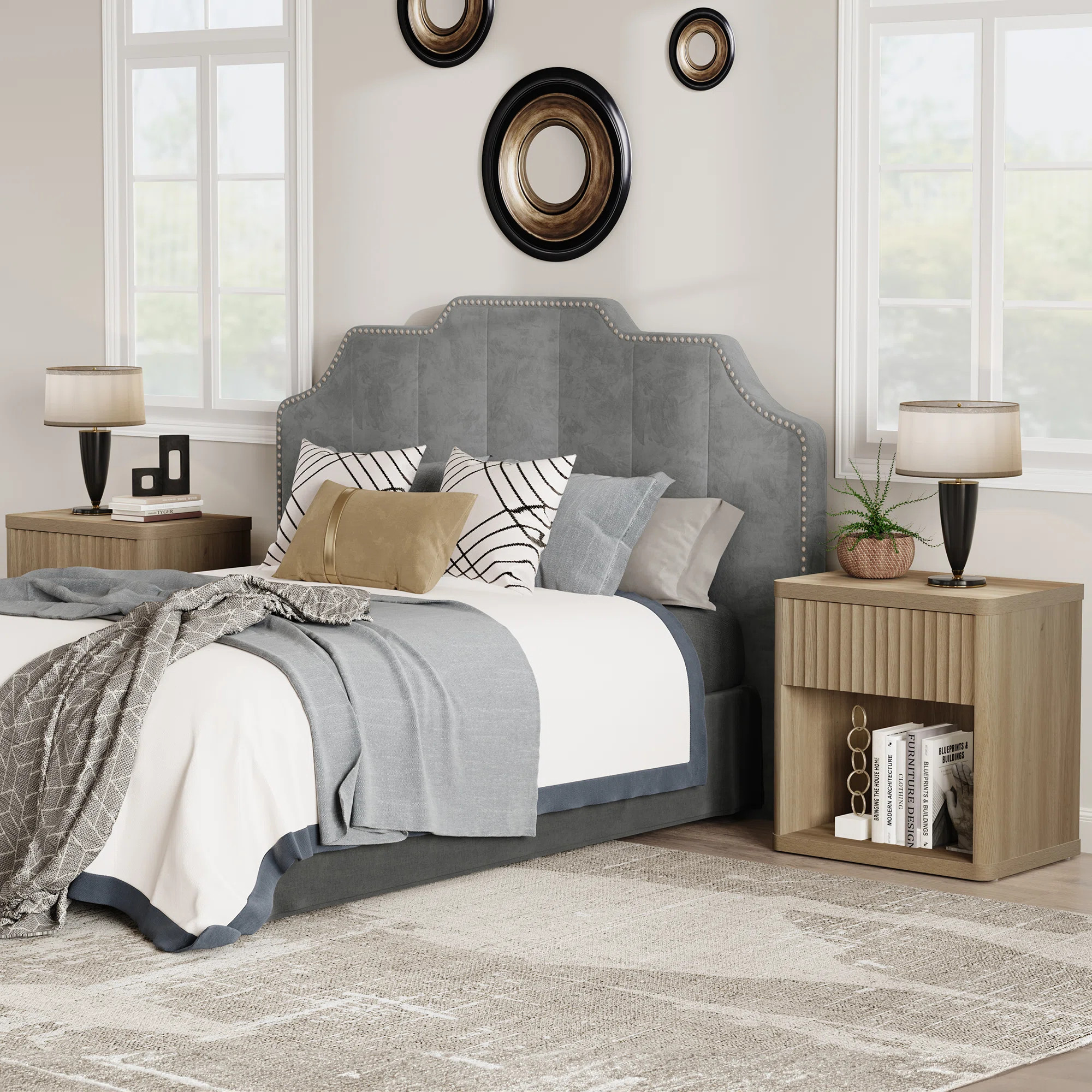 Cesiro 1 - Drawer Nightstand (Set of 2) | Wayfair North America