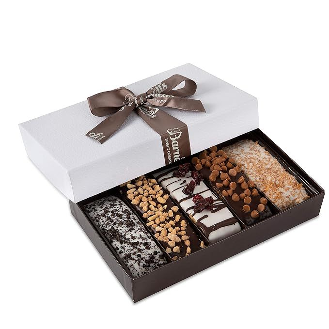 Barnett’s Gourmet Chocolate Biscotti Gift Basket, Christmas Holiday Him & Her Cookie Gifts, Pri... | Amazon (US)