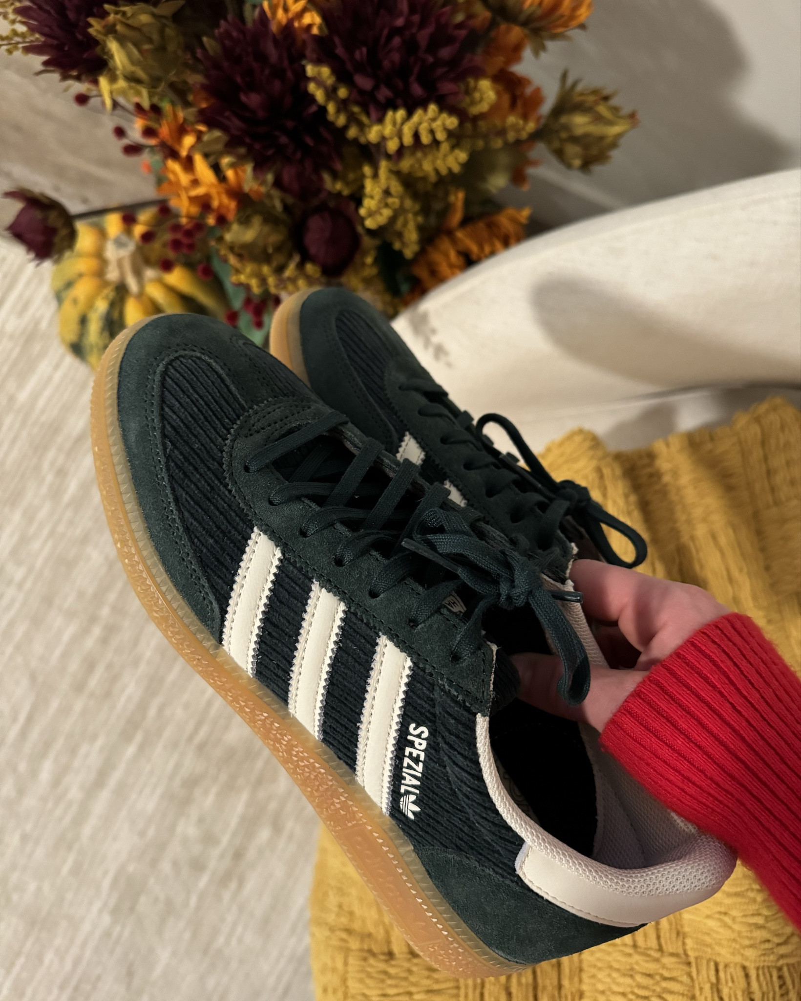 LOVE these for fall and winter. But I hate that almost all the fall colors are sold out constantly. I was able to find these in stock at Nordstrom. Linked below. Top is from Guizio.