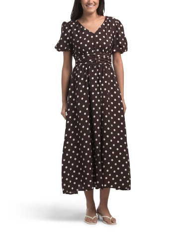 Polka Dot Maxi Dress | TJ Maxx