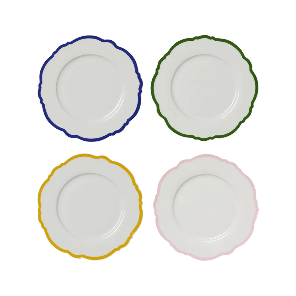 Multicolour Wave Side Plates | In the Roundhouse