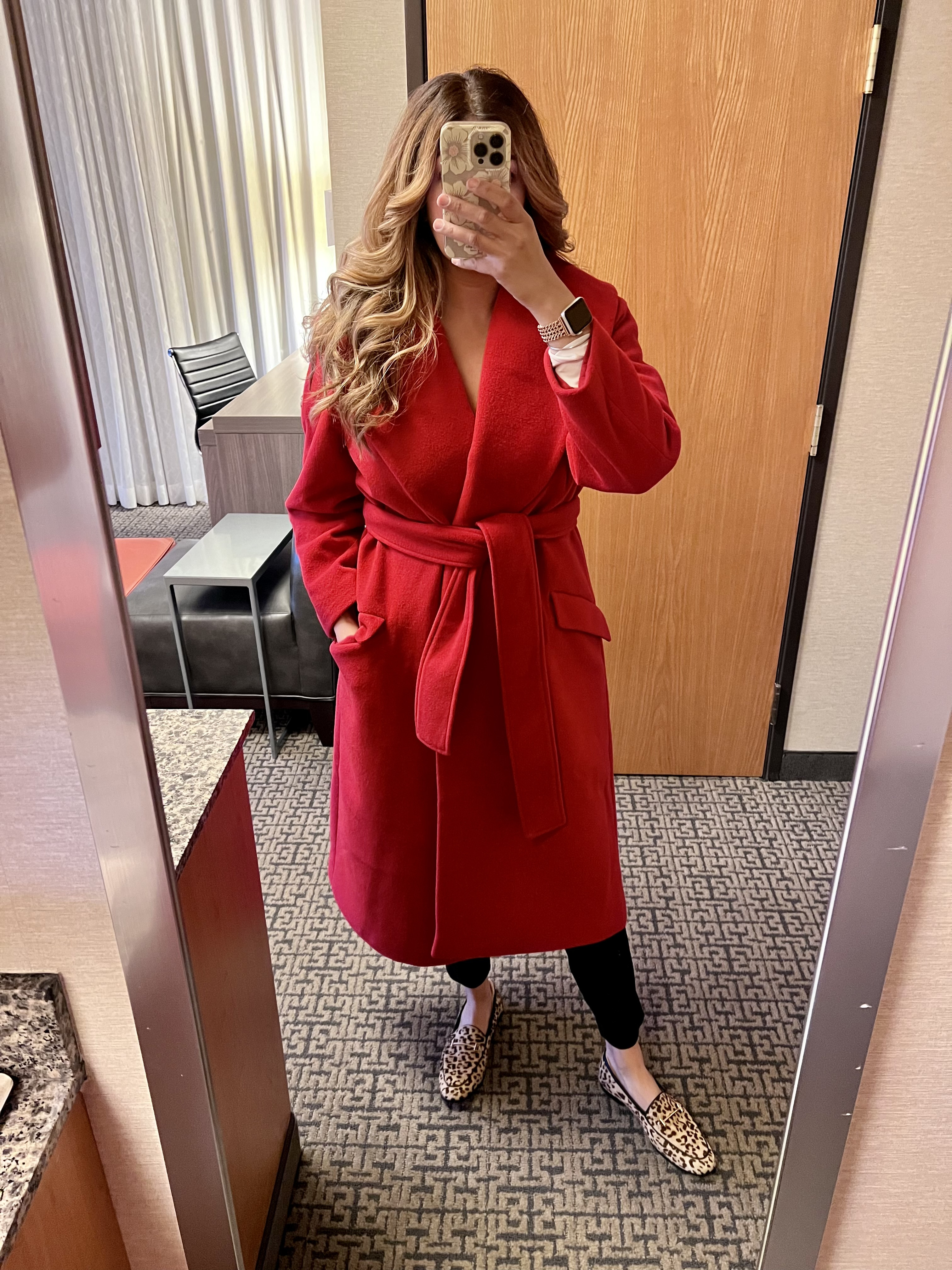I call this my hallmark Christmas coat! I’m traveling for work to holiday get togethers.  
It is the prettiest rich  red color that has a tie waist. It’s wool so keeps you extra warm. It’s a little bit heavy but checks all the boxes for quality! 
Wearing a size large 

Winter coat/ Macy’s / red coat / winter coat / holiday outfits / winter outfit 

#LTKParties #LTKHoliday #LTKWorkwear