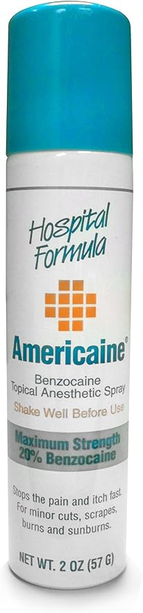 Americaine Hospital Formula Maximum Strength Benzocaine Topical Anesthetic Spray | for Minor Cuts... | Amazon (US)