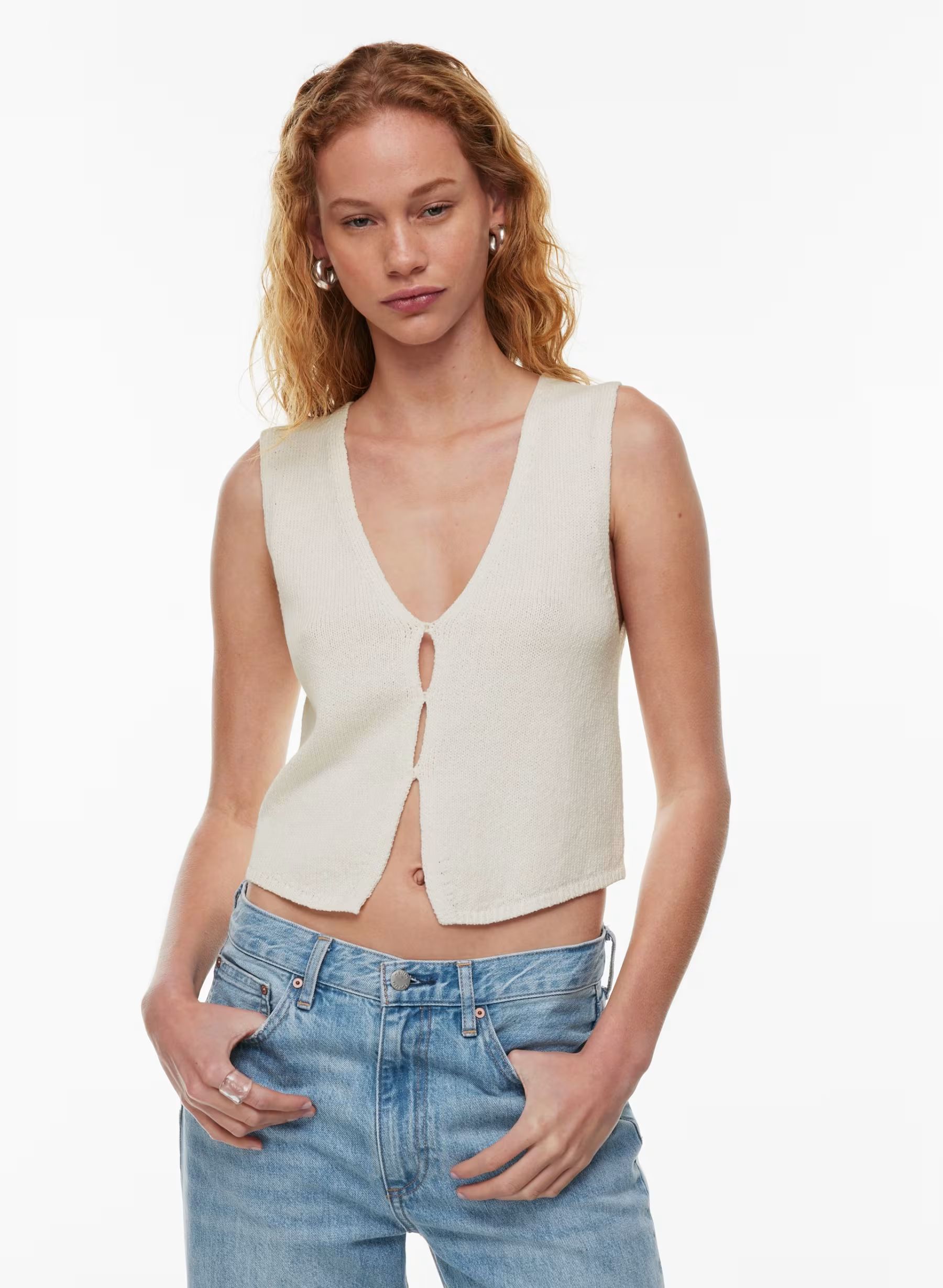 BASQUE TOP | Aritzia