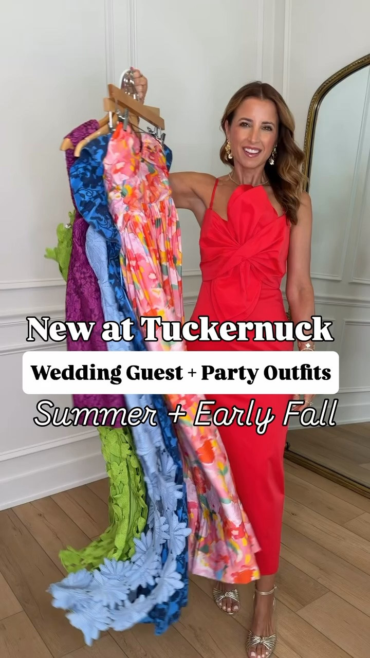 Tuckernuck cocktail dresses. Summer wedding guest dresses. Fall wedding guest dresses. Party dresses. Rehearsal dinner dresses. Birthday dresses. Welcome party dresses. Gold heels are TTS.
#1: XXS with adjustable straps you can also remove 
#2: XXS
#3: XS
#4: XXS - size up if you have a larger bust 
#5: XXS with adjustable straps you can also remove 
#6: XXS

#LTKWedding #LTKTravel #LTKPetite