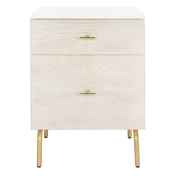 SAFAVIEH Genevieve 2-drawer Nightstand - - 28556526 | Bed Bath & Beyond