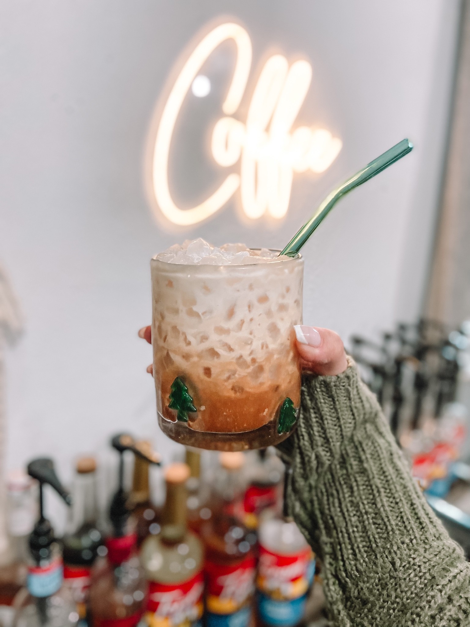 Christmas tree glass 🌲 

#LTKHoliday #LTKSeasonal #LTKhome