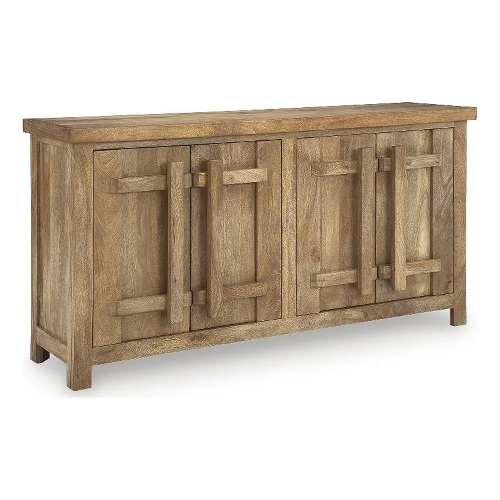 Signature Design by Ashley Dresor Brown & Beige Accent Cabinet | Walmart (US)