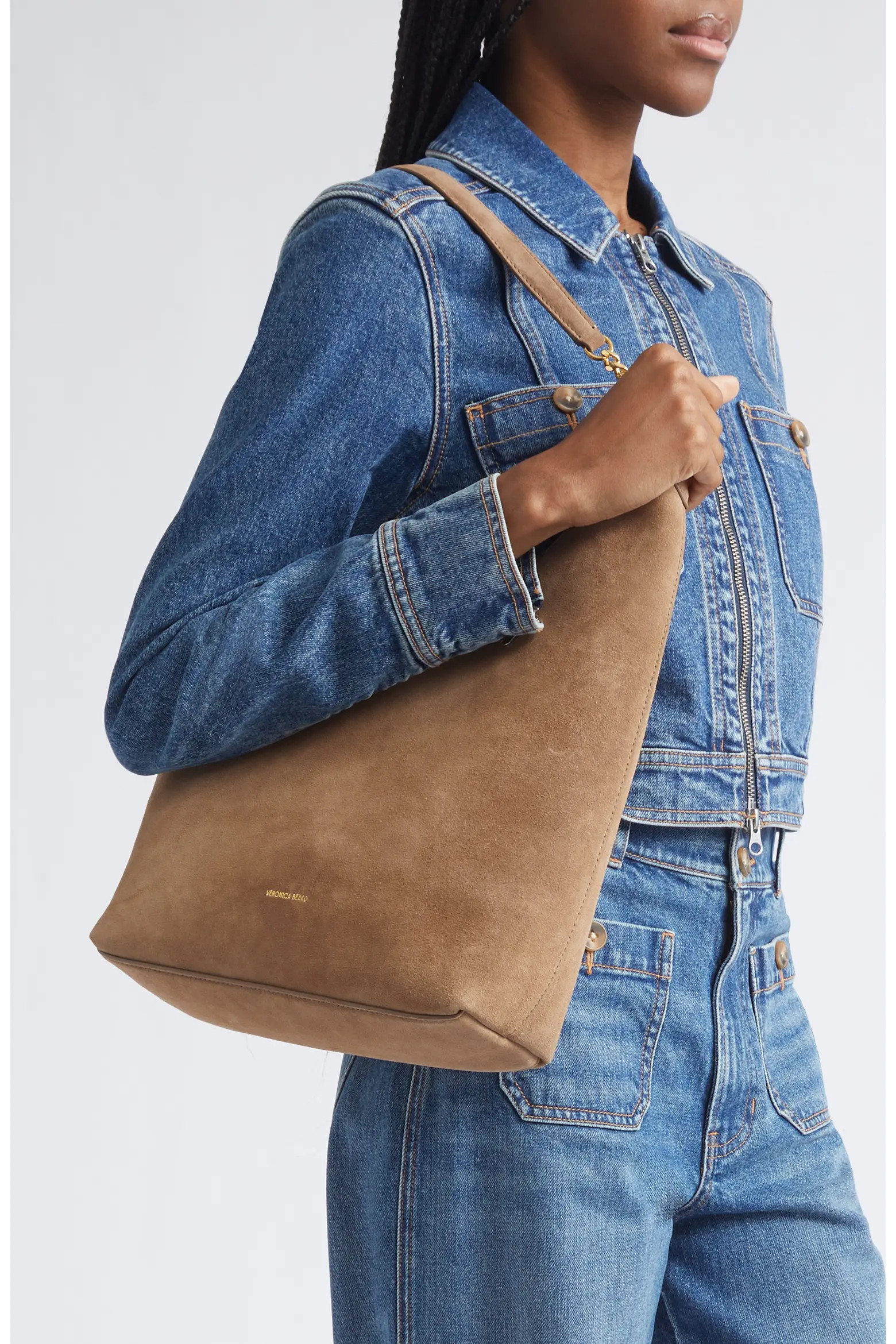 Veronica Beard Small Jour Suede Shoulder Bag (Women) | Nordstrom | Nordstrom