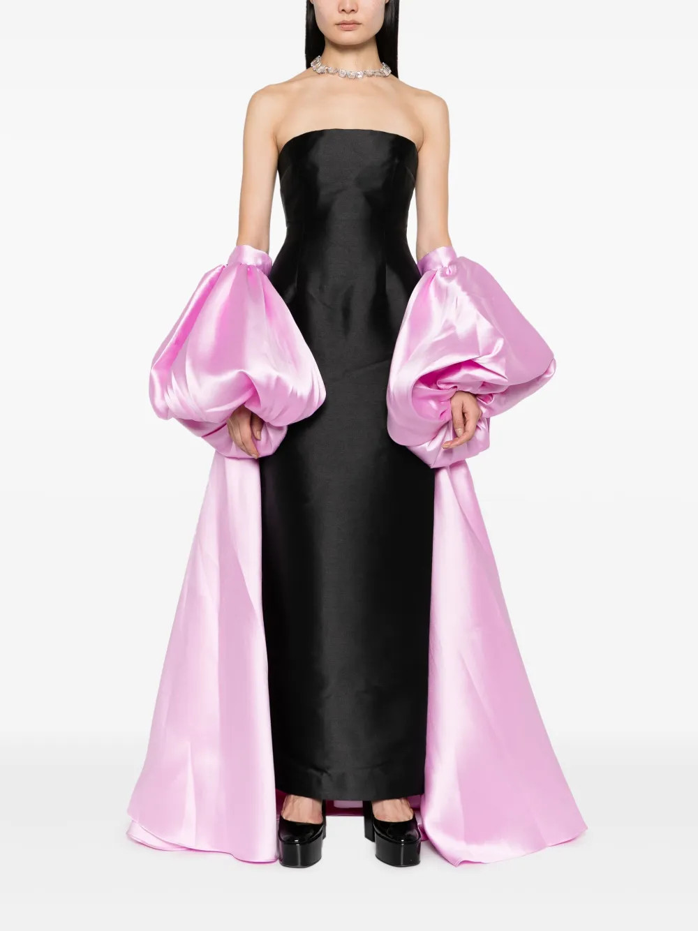 The Lea puff-sleeve gown | Farfetch Global