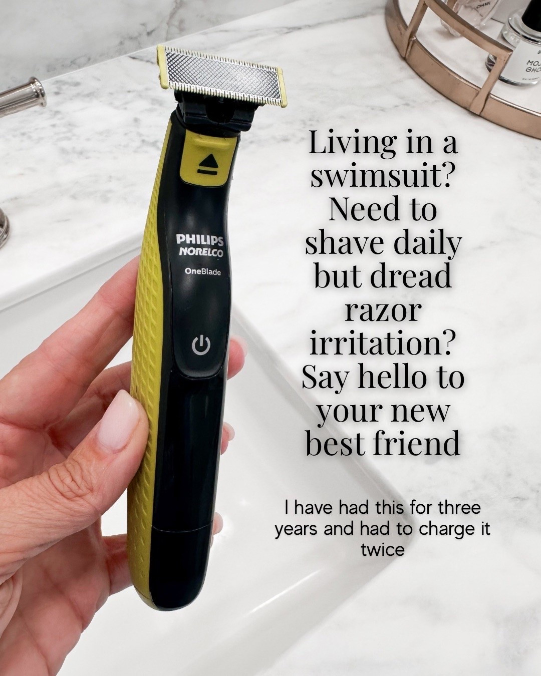 This razor has been such a great addition to my routine, especially during swimsuit season. It gives a smooth shave while being gentle on skin, and I love that it makes quick touch ups so much easier when I’m getting ready for the pool, beach, or vacation.

Razor, electric razor, sensitive skin shaving, smooth skin, beauty essentials, summer beauty, shaving routine, self care favorites, swimsuit season, personal care, HauteandHumid

#LTKBeauty #LTKSeasonal #LTKselfcare
