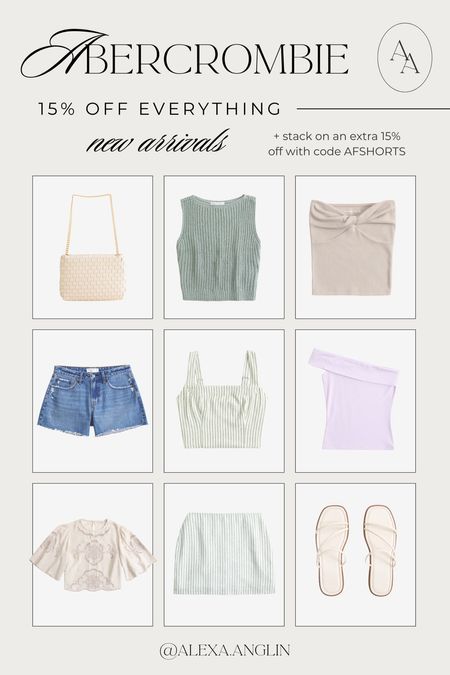 Abercrombie sale— 15% off everything else + stack an extra 15% off with code AFSHORTS this weekend only // new arrivals // summer looks // spring outfits 

#LTKSeasonal #LTKSaleAlert #LTKStyleTip