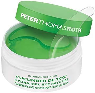 Amazon.com: Peter Thomas Roth Cucumber De-Tox Hydra-Gel Eye Patches, Soothing Under-Eye Patches f... | Amazon (US)