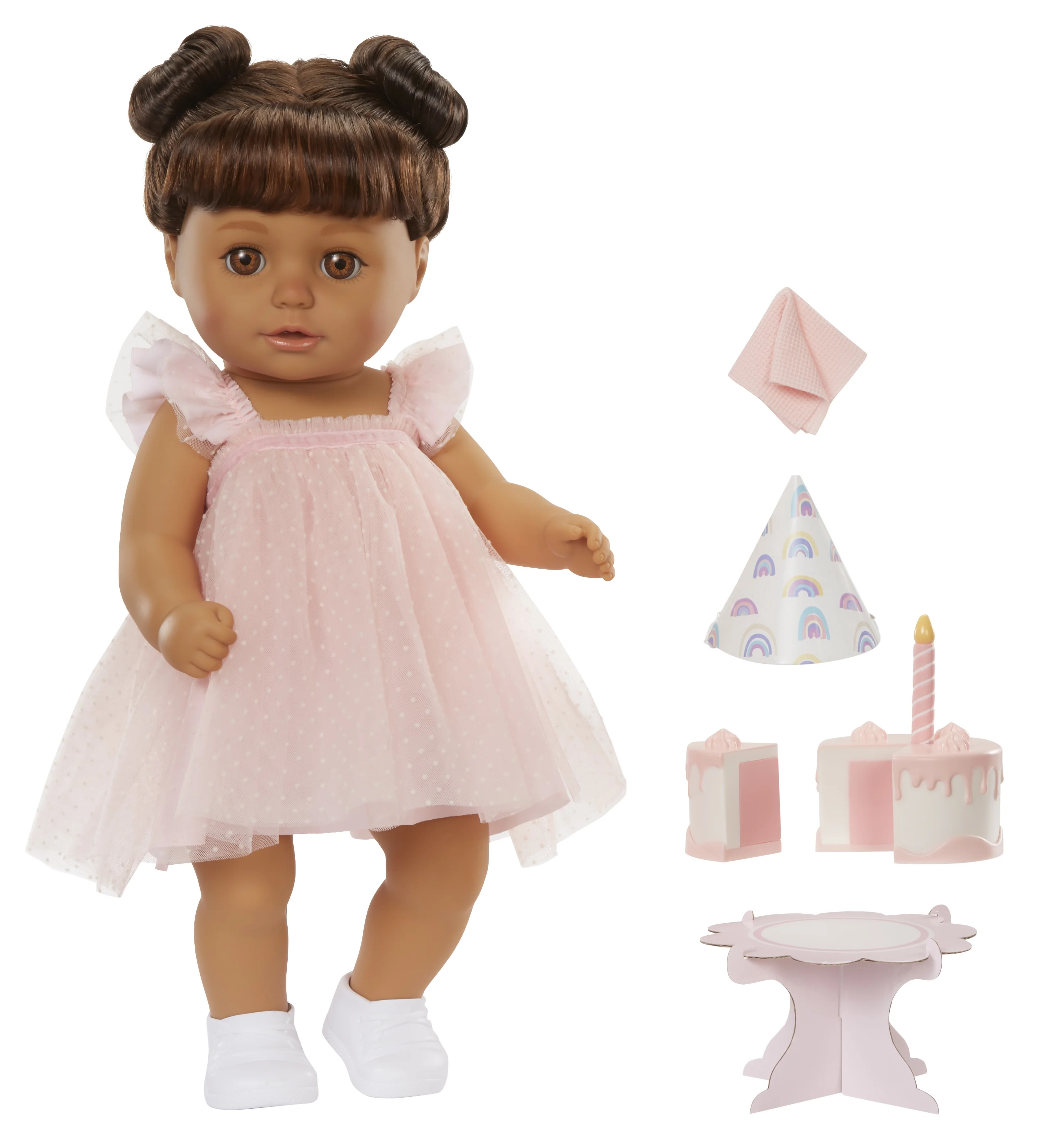 Baby Born Birthday Baby Doll Ava - Light Brown Eyes, Kids Ages 3+ | Walmart (US)