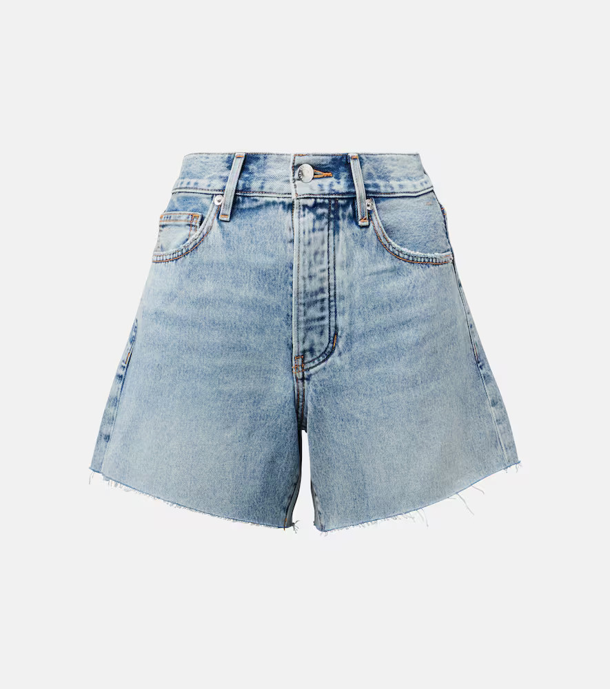 Veronica Beard High-rise denim shorts | Mytheresa (US/CA)