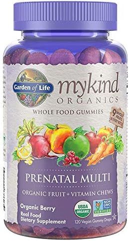 Organics Prenatal Gummy Vitamins - Berry - Organic, Non-GMO, Vegan, Kosher Complete Multi - Methy... | Amazon (US)