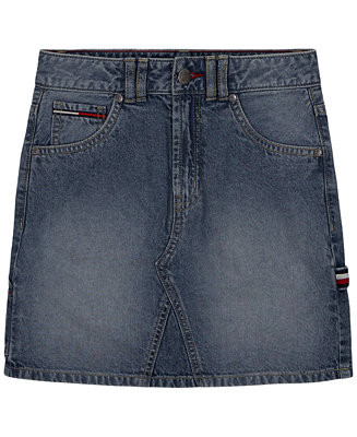 Girls' 7-16 Denim Carpenter Skirt | Macy's