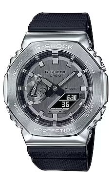 G-Shock 2100 Series Watch in Silver & Black from Revolve.com | Revolve Clothing (Global)