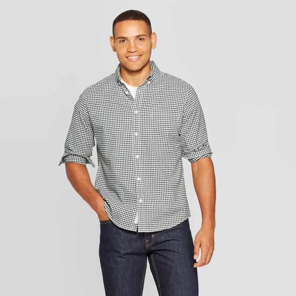 Men's Standard Fit Long Sleeve Button-Down Shirt - Goodfellow & Co™ | Target
