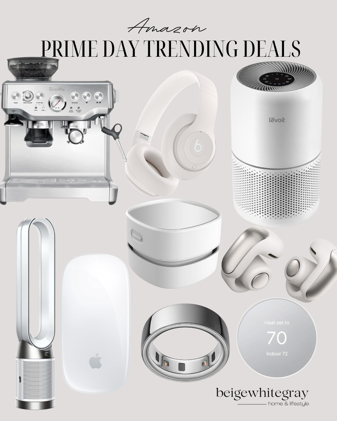 Prime Day Trending Deals, Amazon Prime Day, Prime Day deals, Prime Day finds, Amazon deals, trending Amazon products, home tech deals, Amazon electronics, Breville espresso machine, espresso machine deal, Beats headphones, wireless headphones, Levoit air purifier, Dyson air purifier, Apple Magic Mouse, smart home products, wearable technology, smart ring, wireless earbuds, tech gadgets, home office essentials, Amazon Prime Day picks, Prime Day shopping guide, best Amazon deals, popular Amazon finds, Amazon must haves, discounted electronics, smart thermostat, home technology, Amazon sale finds

#LTKSaleAlert