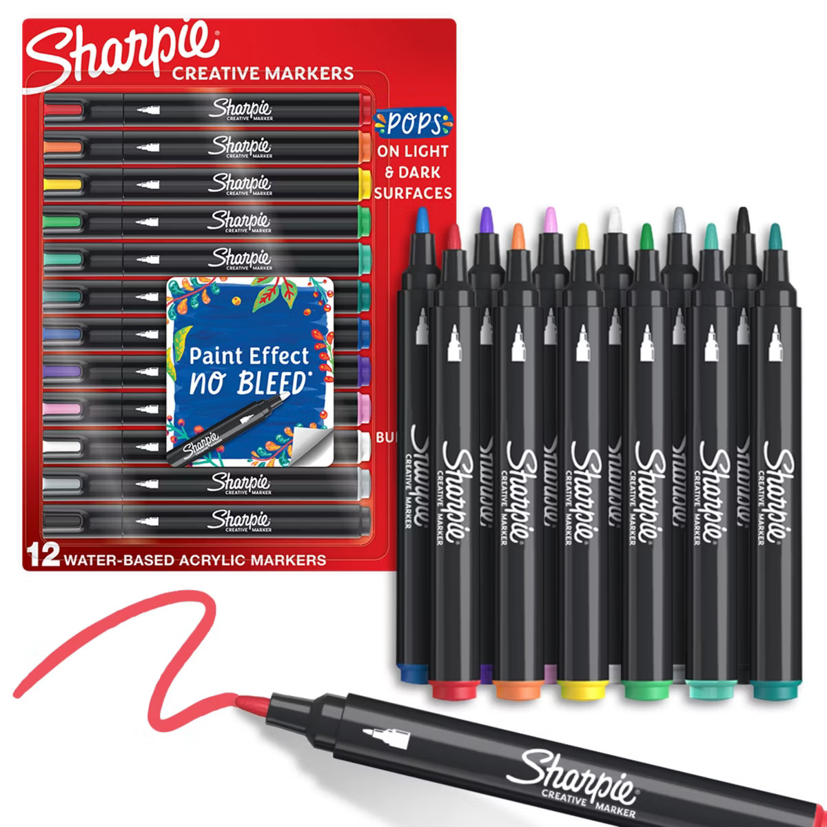 Sharpie 12pk Creative Markers Bullet Tip Colorful Gifting: Permanent Medium Point Art & Stationer... | Target