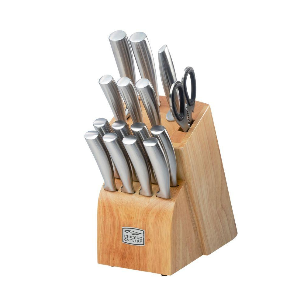 Chicago Cutlery Elston 16-Piece Knife Set | The Home Depot