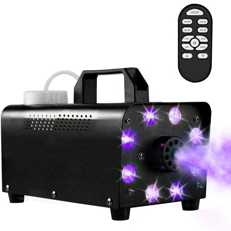 500W Smoke Machine 2000CFM Fog - 13 Colorful LED Lights - Wireless Remote Control - Ideal for Wed... | Walmart (US)