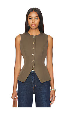 SNDYS x REVOLVE Emiliana Top in Khaki from Revolve.com | Revolve Clothing (Global)
