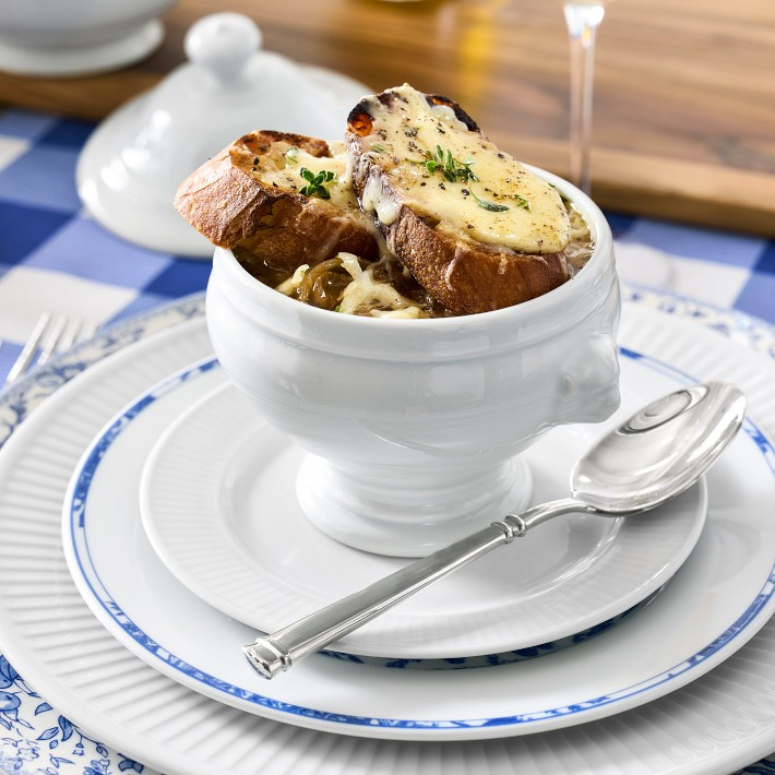 Apilco Lion's Head Porcelain Soup Bowl | Williams-Sonoma