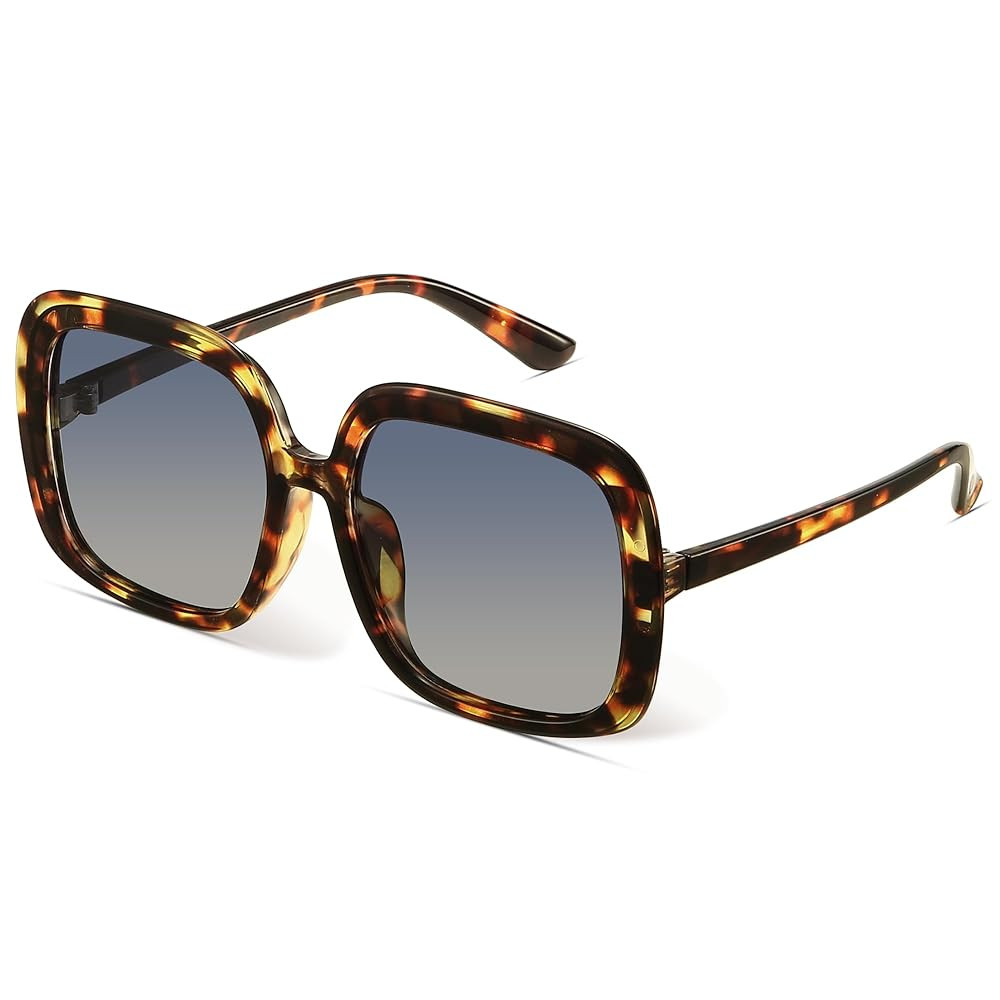 miyya Oversized Polarized Sunglasses Women, Trendy Retro Sun Glasses for Women 2025, Oversized Sh... | Amazon (US)