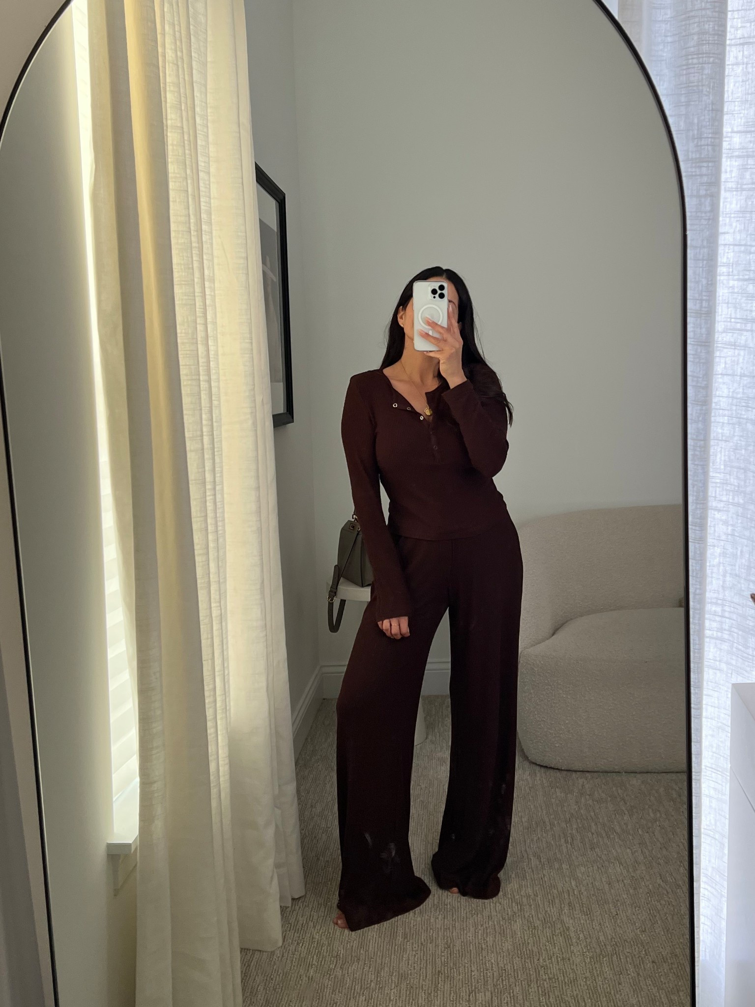 Cozy loungewear from Target. In small in both pieces  