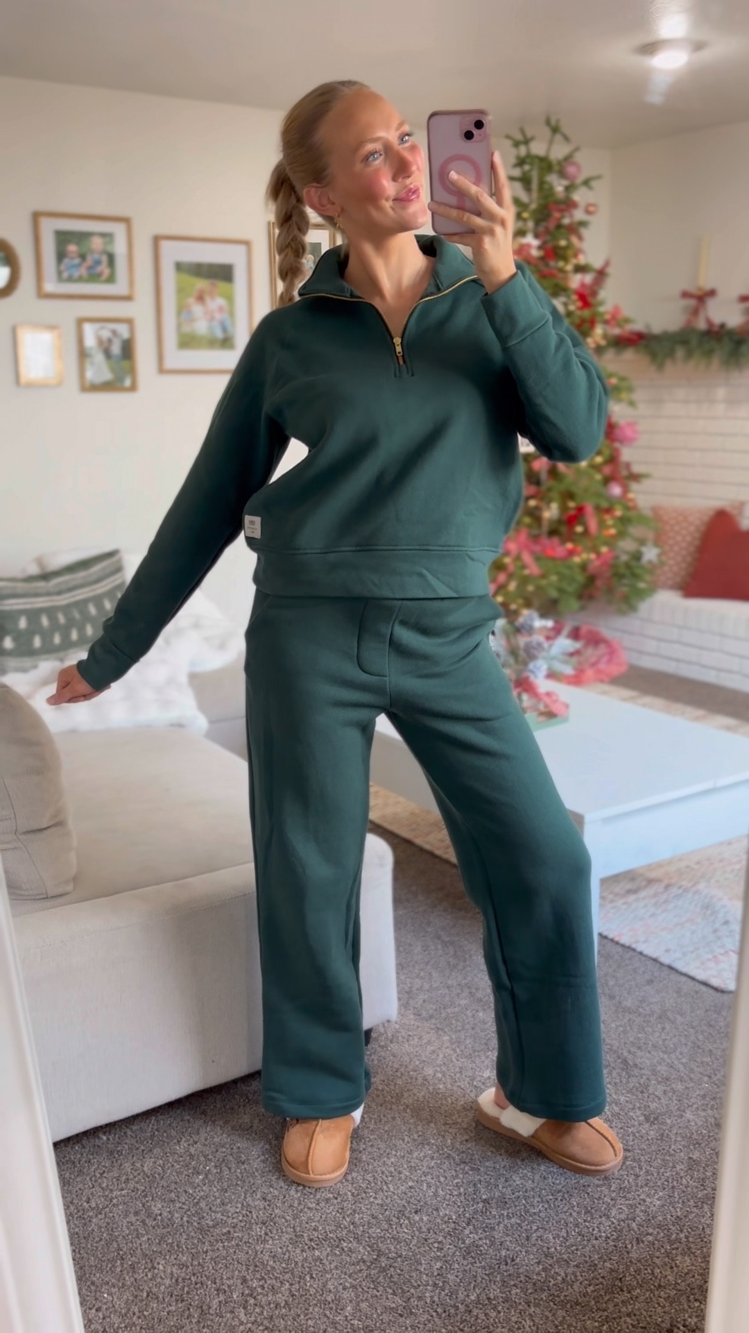 the cutest matching set just launched today & is on sale for 20% off 🤭

matching set.  lounge wear.  lounge set.  comfy set.  cozy set. winter ootd.  christmas.  holidays.  gift guide. 

#LTKootd #LTKSaleAlert #LTKmomlife