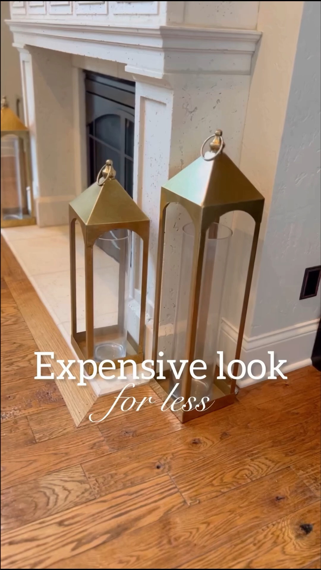 Get an expensive look for less with these beautiful lanterns.
Metal oversized brass lanterns. Home decor. Home finds. Affordable luxury.

#LTKHome #LTKvlog