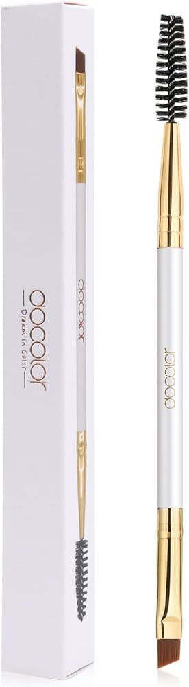 Docolor Eyebrow Brush Duo Eyebrow Spoolie Professional Angled Eye Brow Brush Perfect for Lining a... | Amazon (US)