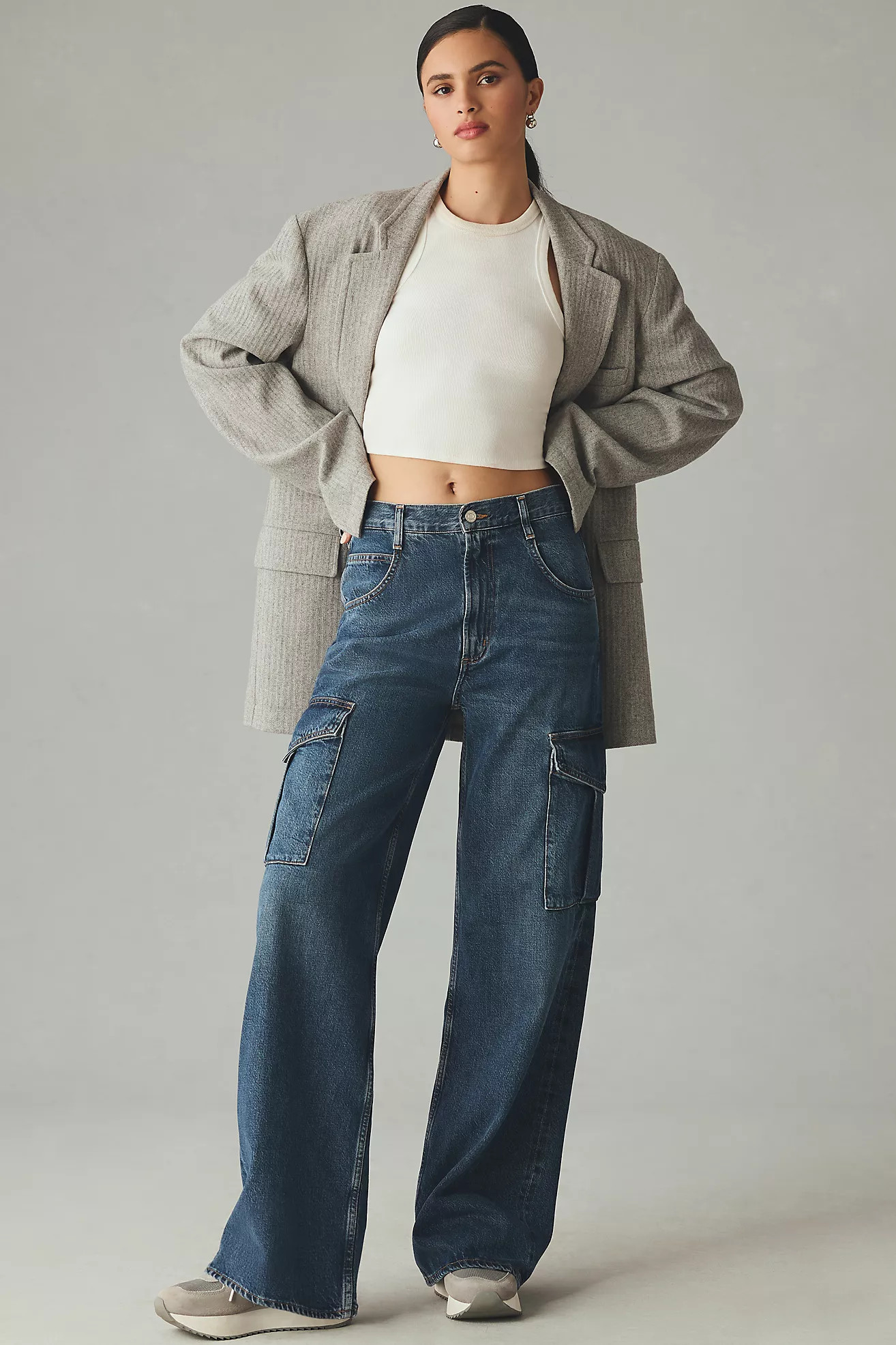AGOLDE Minka High-Rise Relaxed Cargo Jeans | Anthropologie (US)