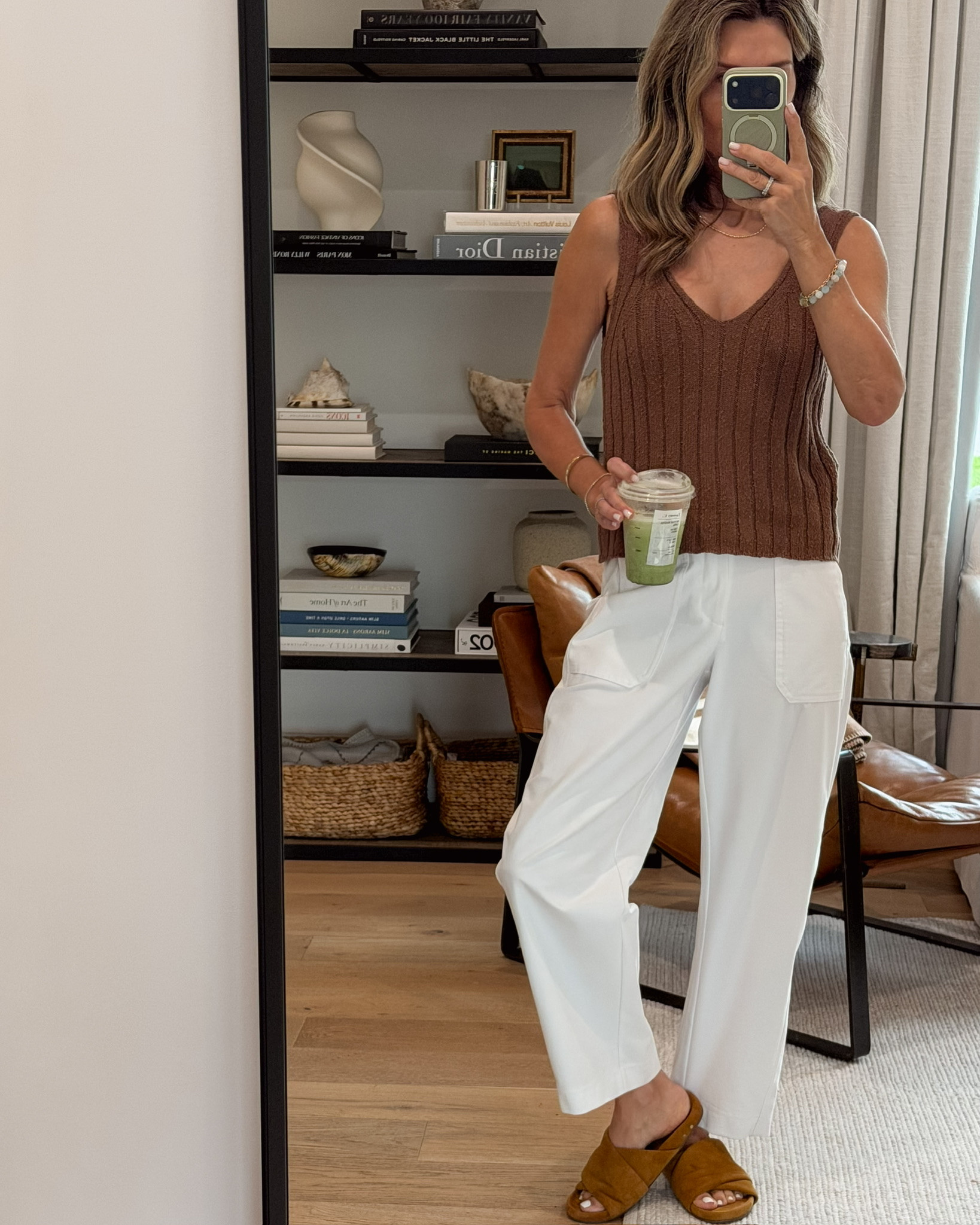 I’m 5’6
-limit tank top XS
-white pants XS
-suede sandal 6.5

#LTKootd #LTKSeasonal #LTKOver40