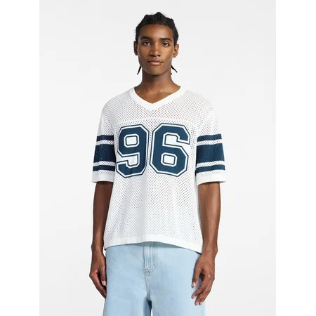 No Boundaries Sweater Inspired Football Jersey with Short Sleeves Men s XS-2XL | Walmart (US)