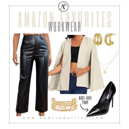 Amazon Workwear 

Amazon  Workwear  Blazer  Leather pants  Hoop earrings  Steve Madden

#LTKstyletip #LTKfindsunder100 #LTKworkwear