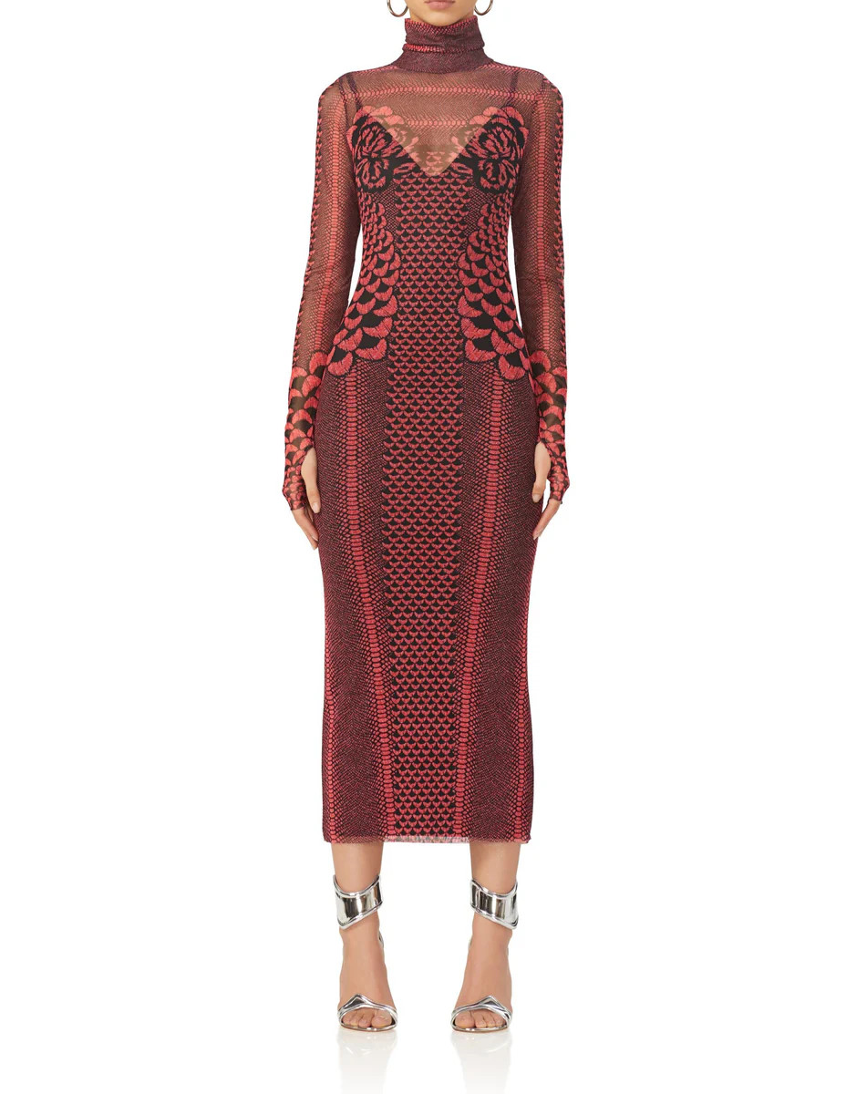 Shailene Dress - Red Petals | ShopAFRM