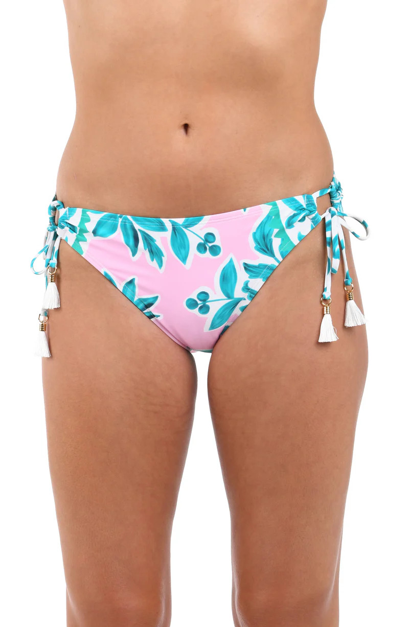 Opulent Palm Side Tie Hipster Bottom - FINAL SALE | House of Swim