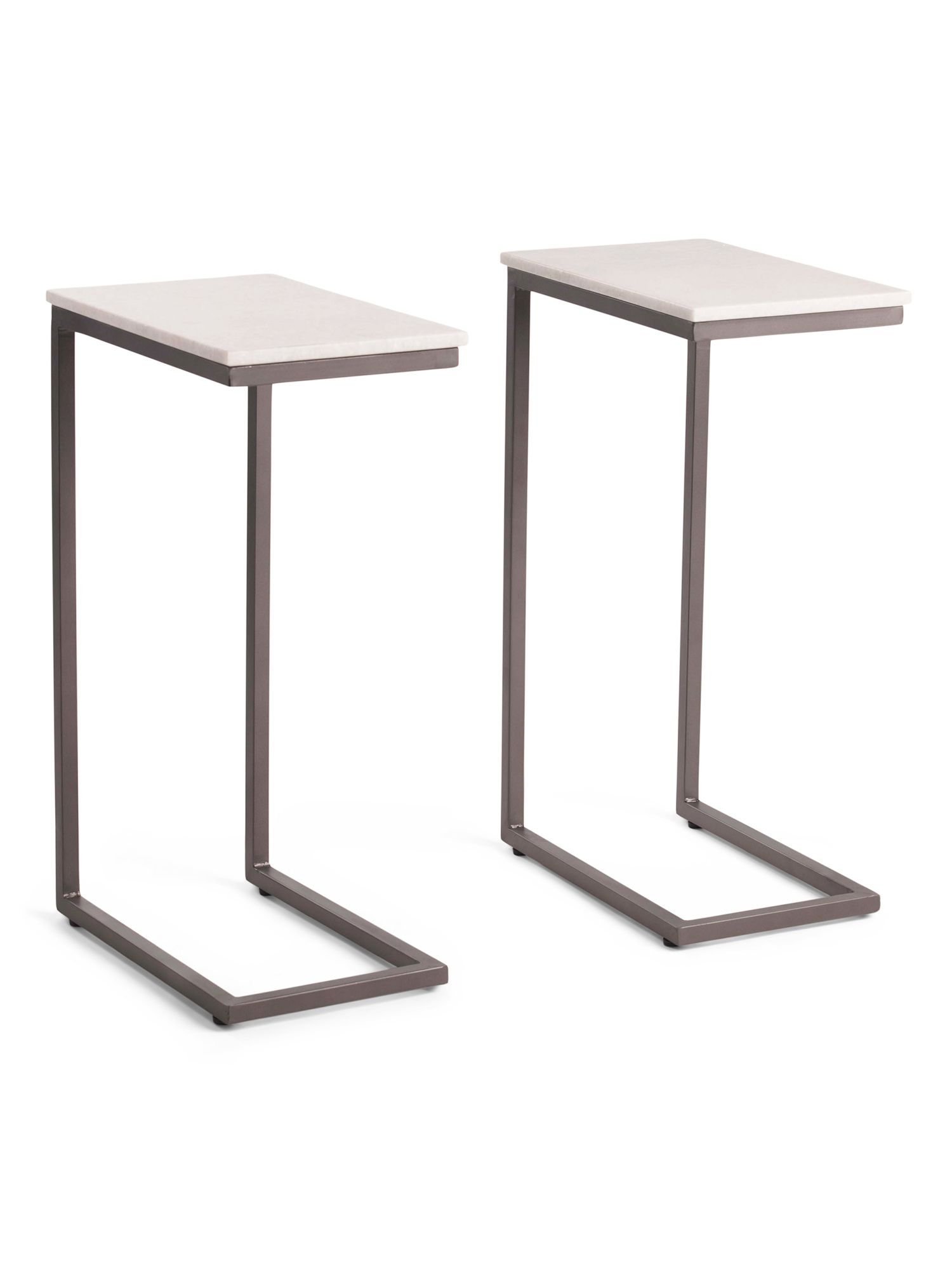 Set Of 2 Marble C Tables | TJ Maxx