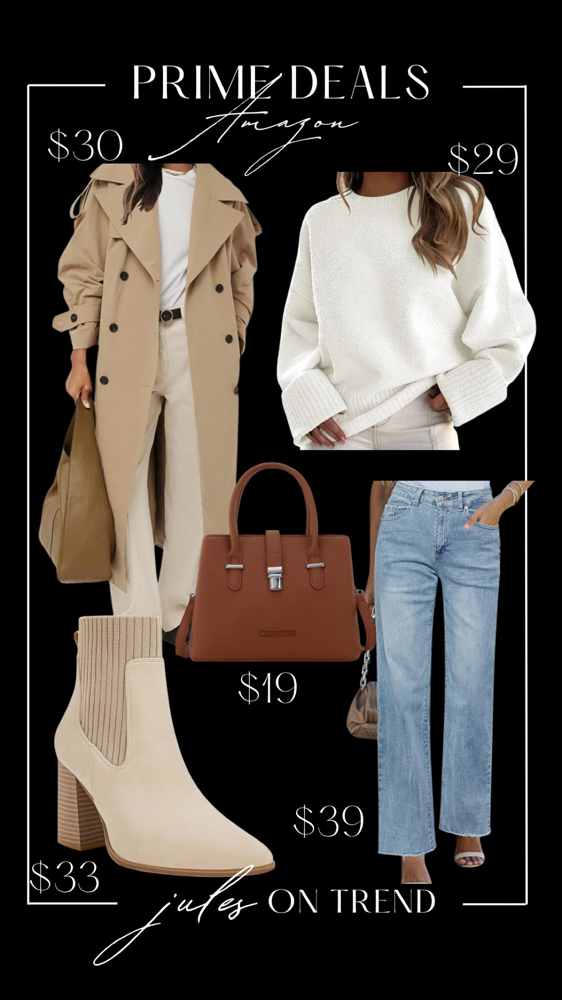 Prime deals! Fall outfit idea, all on sale on Amazon. All under $50 and every item comes in additional colors too! Fall chic

#LTKxPrimeDay #LTKFindsUnder50 #LTKSeasonal