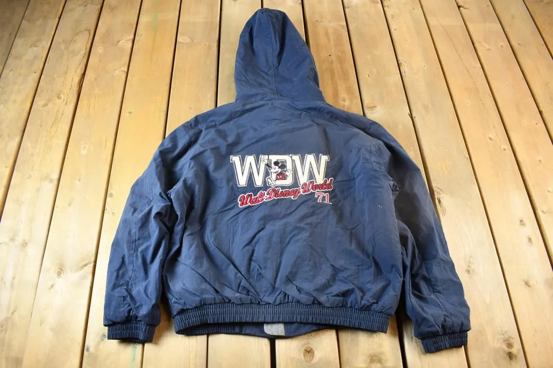 Vintage 1980s Walt Disney World Embroidered Jacket / Vintage Disney / Streetwear / Disney Coat / ... | Etsy (US)