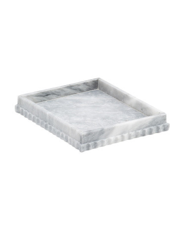 Marble Ribbed Vanity Tray | Home Essentials | Marshalls | Marshalls