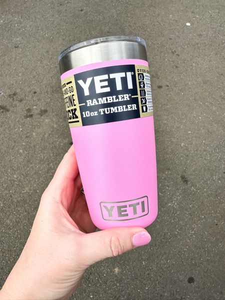 10oz pink tumbler perfect for espresso or hot cocoa on the go! I bought these for my girls. I have the matching 16oz. So cute and perfect on the go. I love that it’s dishwasher safe and the color is to die for 

#LTKfamily #LTKfindsunder50 #LTKtravel