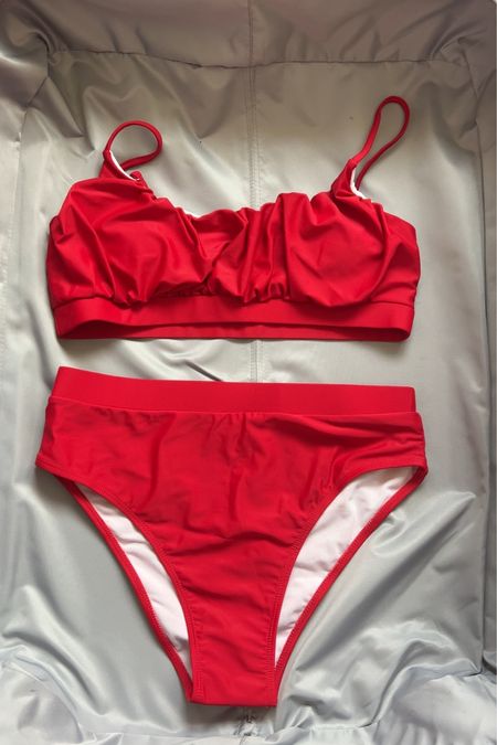 Okay I just got this swimsuit and it is SO CUTE! And fits so good!!! And it was under $35!!! Such a steal! Great option if you’re looking for a new bikini! And the red is so pretty!! But it comes in tons of other colors too! And I linked some other fun options as well! #swimwear #vacation #poolday #beach #ltkstyletip

#LTKFind #LTKunder50 #LTKswim