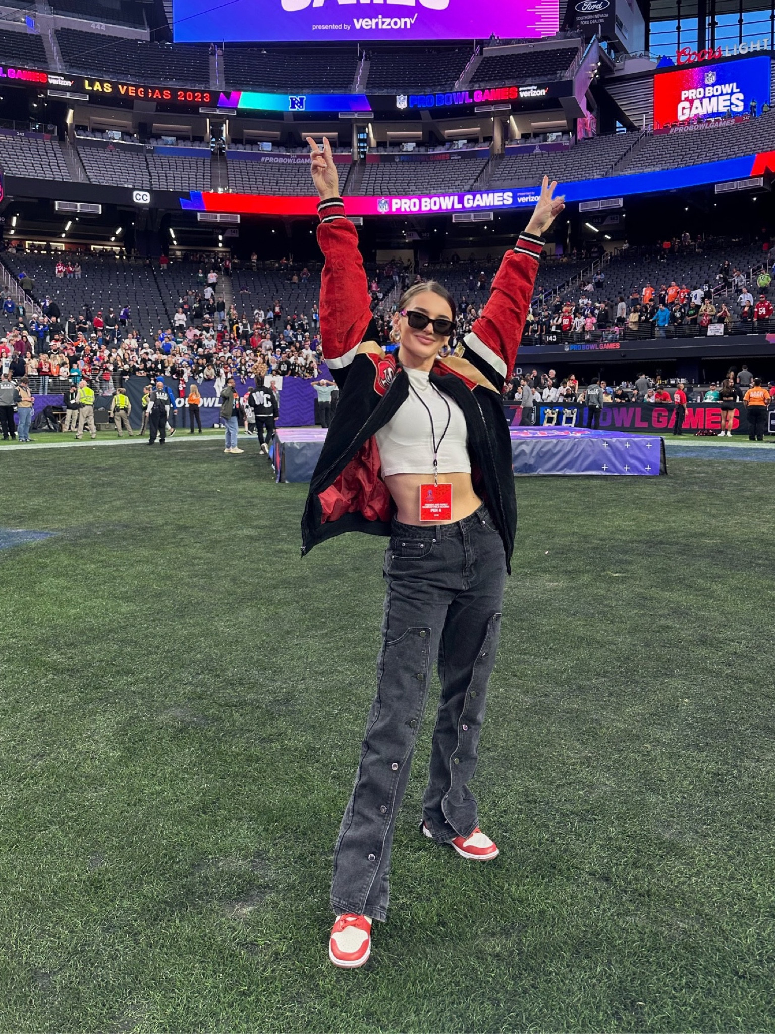 Denim, Nike, bomber jacket, niners, Niners bomber jacket