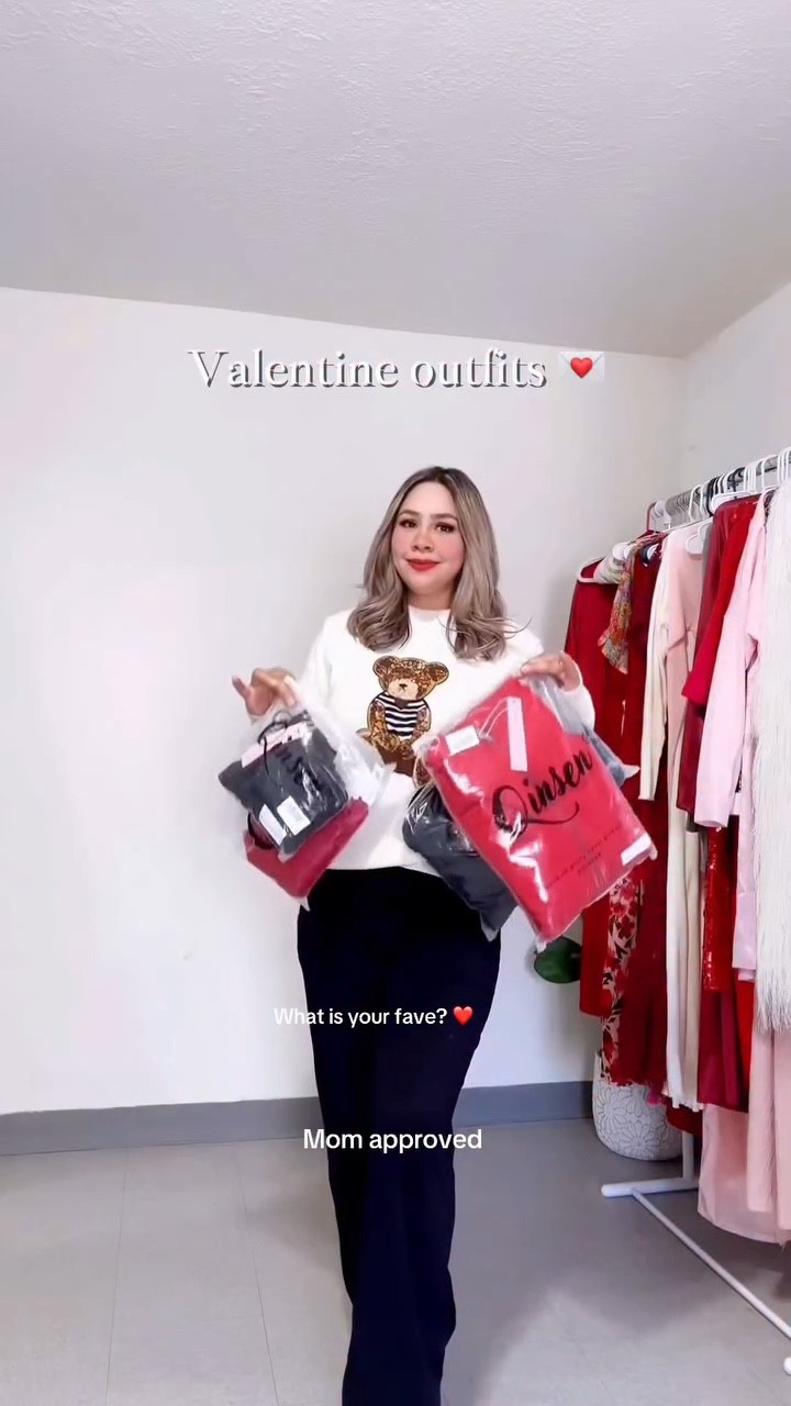 How To Style Red in 2026 ❤️
Effortless Mom Chic

Valentine’s Outfit Ideas ❤️ mom approved ✨

Red outfits but make it classy
If you think red is “too much”, here’s how I style it in a chic, wearable and mom-friendly way.
Which one would you wear?
��
Elegant dress
��Comfy red set
��Layered casual chic
Comment your favorite @qinsen_official @amazonfashion 
#RedOutfitIdeas #MomStyle2026 #ChicStyle #qinsen #valentineoutfit

#LTKmomlife #LTKootd #LTKgrwm